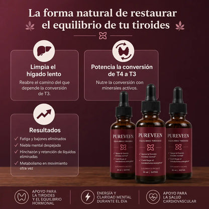 Pureveen™ | Gotas para el Apoyo tiroideo